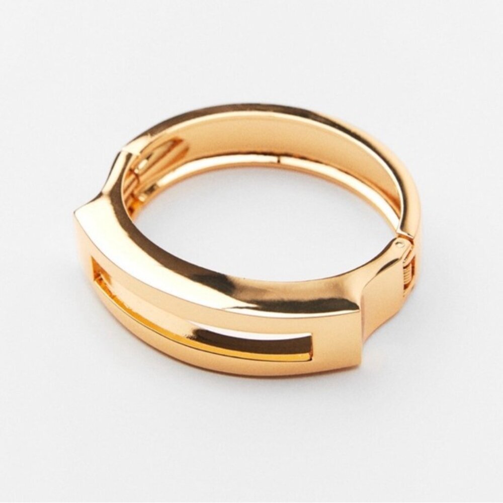 Zara Go Pack of Two Rigid Metal Bracelets New no 🏷️ with beautiful gift box 🎁 - Picture 2 of 5